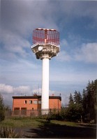 radiolokátor řízení letového provozu na Písku (Hřebeny), původní stav - foto TK